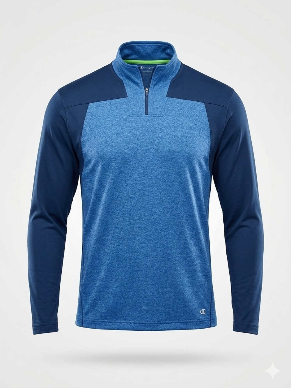 Champion Elite Quarter-Zip Pullover Men's Blue Size Large
